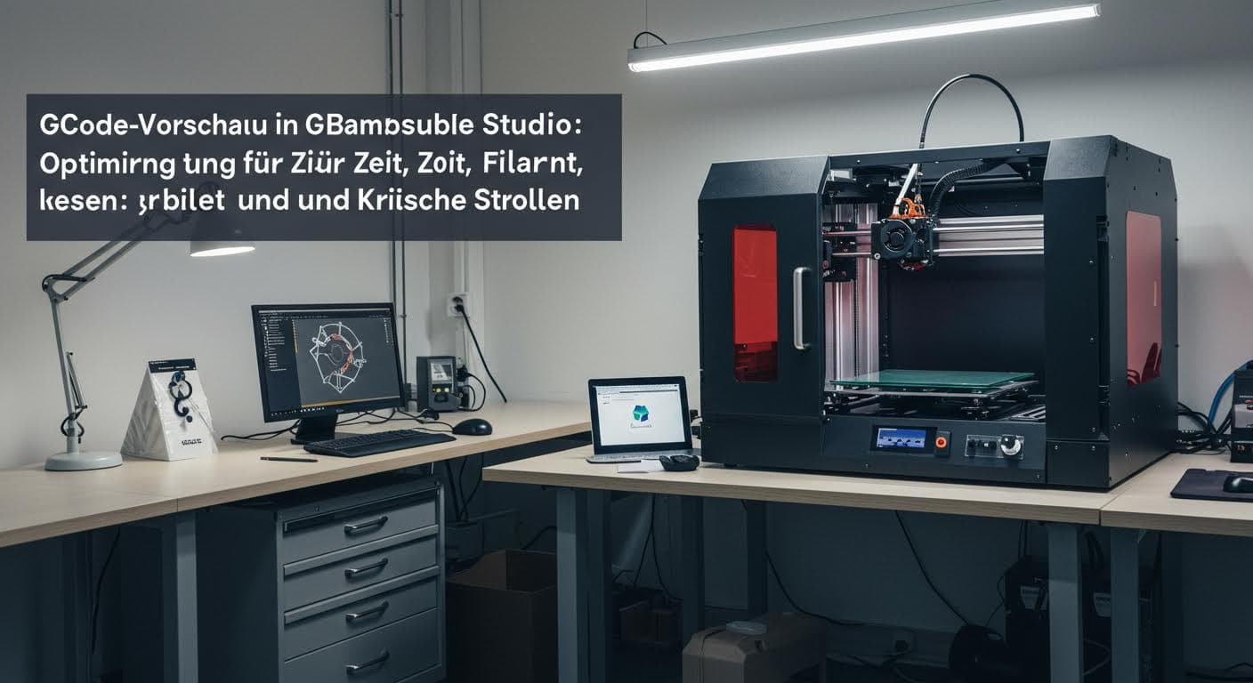 G-Code-Vorschau in Bambu Studio: Optimierung für Zeit, Filament und Kritische Stellen